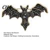 Daily Wear Decorative Pin Halloween Rhinestone Bat Brooch, Retro Gothic Shaped Lapel Brooch Pin, Jewelry Accessory for Clothing Bags Scarves Sweaters
