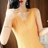 V-neck Inner Wear and Beautiful Ice Silk Suspender Vest Summer Slim Fit and Sleeveless Top Thin Summer