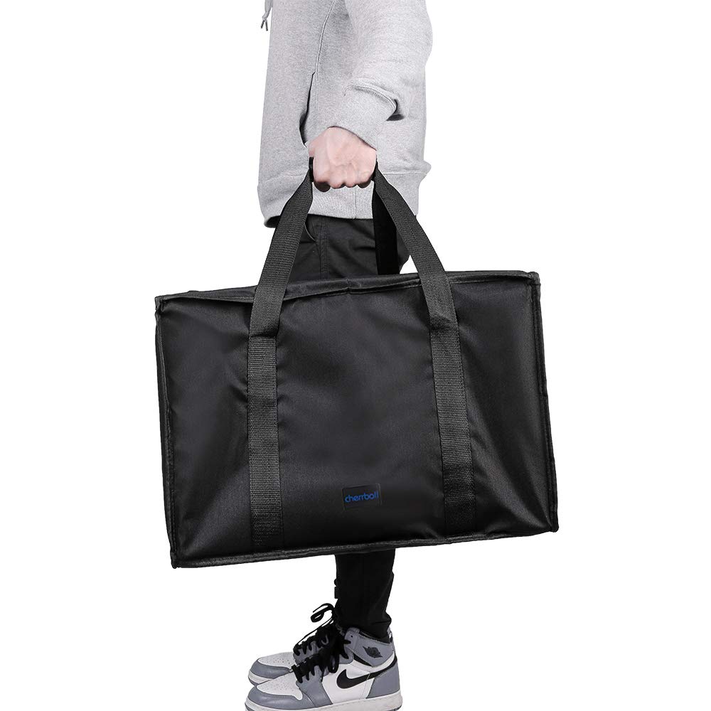 Eco Shopping Storage Lunch Large Fits Delivery Only [cherrboll] Bag, Bag, Insulated, Thermal, Bag, Bag, Capacity, Waterproof, Foldable, 18-inch