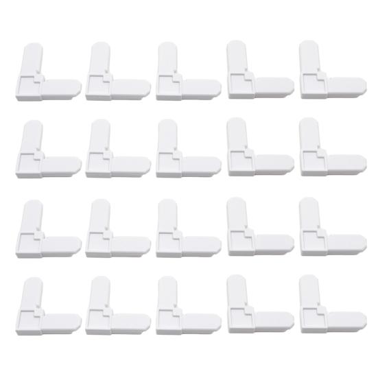 8/20/50/100Pcs Screen Frame Corner 5/16"×3/4" Sliding Casement Window Door Screen Frame Corner Replacement Parts Accessories