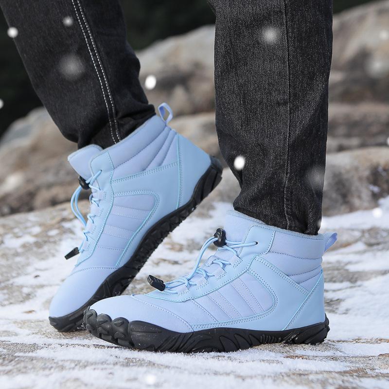 Unisex Outdoor Snow Boots: Velvet-Lined, Non-Slip, Wear-Resistant, Warm Winter Footwear for Men & Women