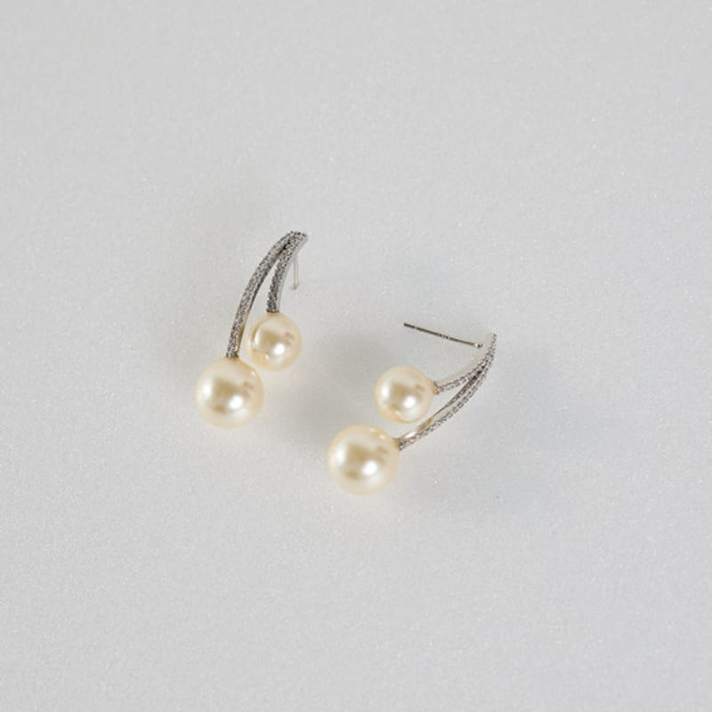 Les Bijoux Philosophy LB_Double pearl earring