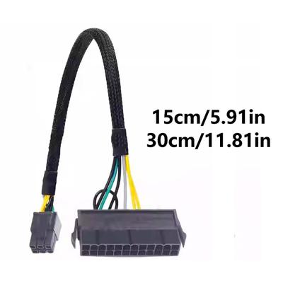  Power Converters Cable 24Pin To 6Pin Connector for 3650 3040 7040 Computer Motherboard Power Supply Adapter