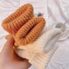 Zimowe rękawiczki do ekranu dotykowego kobiety mężczyźni ciepłe rozciągliwe rękawiczki z dzianiny imitacja wełny pełne palce Guantes kobieta szydełka Luvas zagęścić
