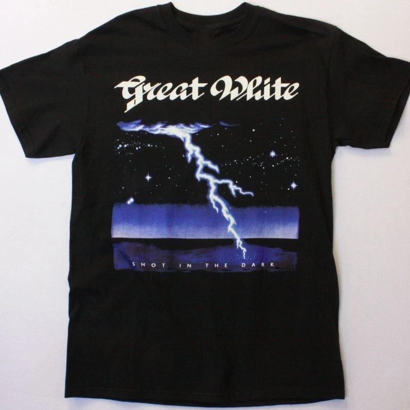 

GREAT WHITE SHOT IN THE DARK Black Men S-234XL T-shirt E495 S