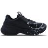 MLB Big Ball Chunky Artificial Leather Cushioning Abrasion Resistant Height Increasing Low Top Chunky Sneakers Unisex 3ASHC101N-50BKS(Team147-)