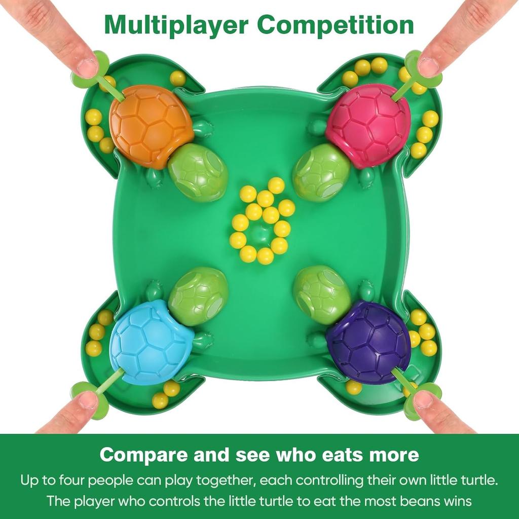 Hungrige Schildkröte Pacman Brettspiel Eltern-Kind Interaktiv Mehrspieler Tischspiel Vorschule Frühe Lernspielzeuge Geschenk