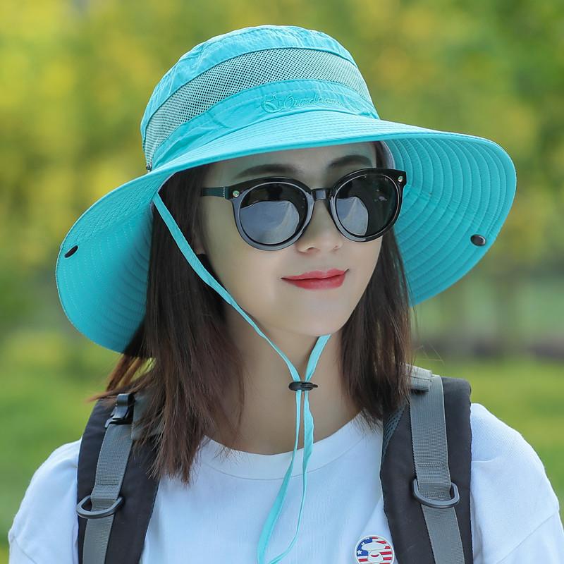 Sun Protection Fisherman Hat With Large Brim For Outdoor Sunshade And Travel