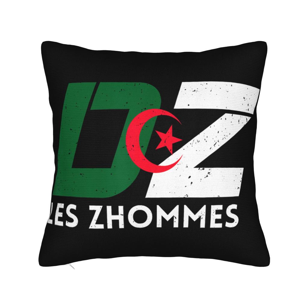 DZ Algeria Algerian Flag Pillow Cover Merchandise Soft Cushion Cover Decorative  Pillow Case Cover Home Multi Size