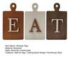 Wooden Eat Sign Set Cutting Board Kitchen Decor Sign Rustic Wall