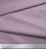 Soimoi Japan Crepe Satin Fabric Geometric Small Print Fabric by the metre 42 Inch