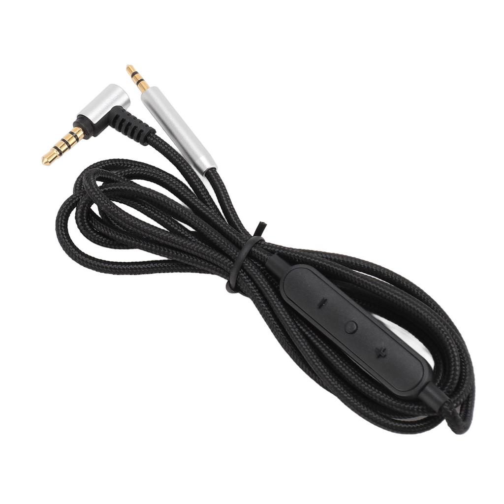 2.5mm To 3.5mm Headphone Cable with Inline Mic and Volume Control for QC25 QC35 QC35II QC45 NC700 Y40 Y45 Y50