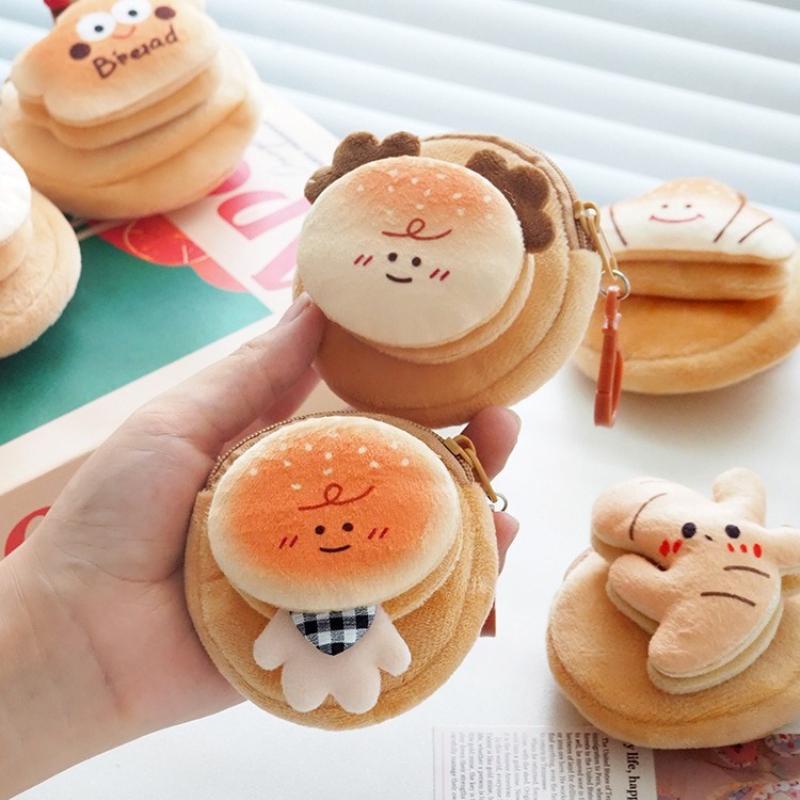 Cartoon Plush Change Bag, Earphone Bag, Storage Bag, Children's Doll Cute Mini Pendant, Internet Celebrity Keychain