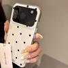 Koreanische Ins Vollbild Schwarze Polka Dots Handyhülle Für iPhone 17AIR 17 16 15 14 13 12 11 Pro Max 14 15 16 17 Plus Y2K Abdeckung