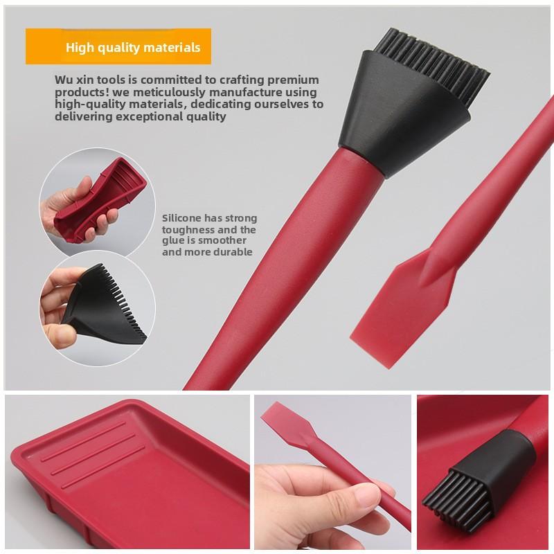 Silicone Glue Brush Soft Brush for Woodworking Furniture DIY Latex White Glue Application