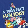 Paw Patrol Unisex Adult A Pawfect Holiday Rubble & Marshall Christmas T-Shirt