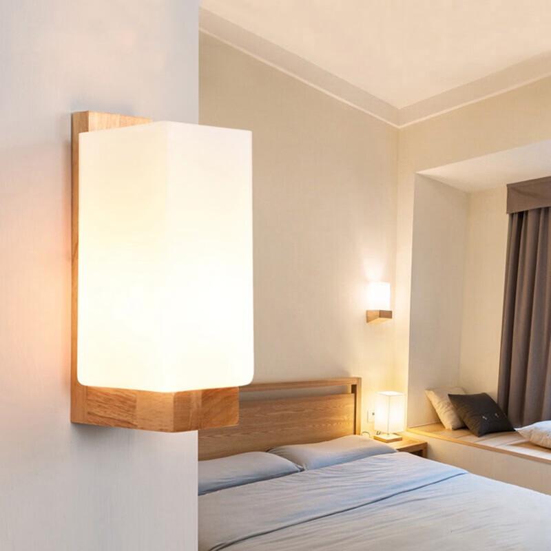 Nordic Glass Bedside Wall Lamp