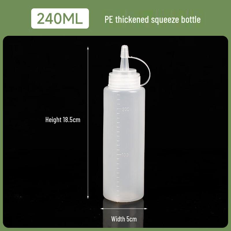 

ZISIZ Plastic Squeeze Sauce Bottle