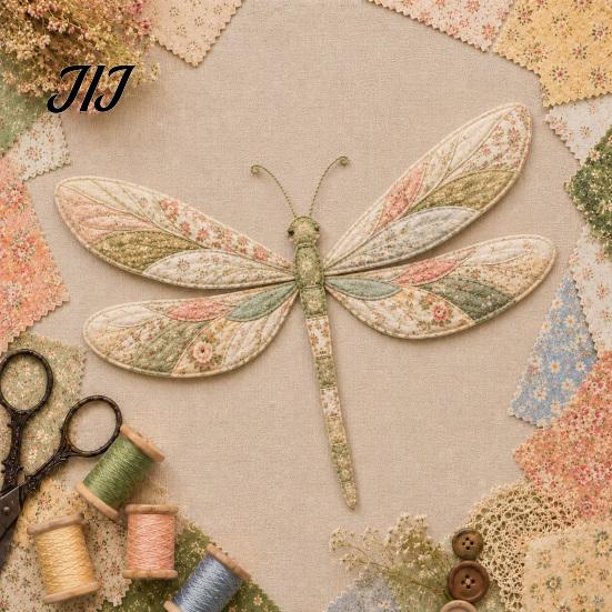 Unique Handmade Home Decorations Garden Animal Patchwork DIY Kit, Floral Fabric Sewing Cute Kit Butterfly Bird Crafting for Adults, Farmhouse