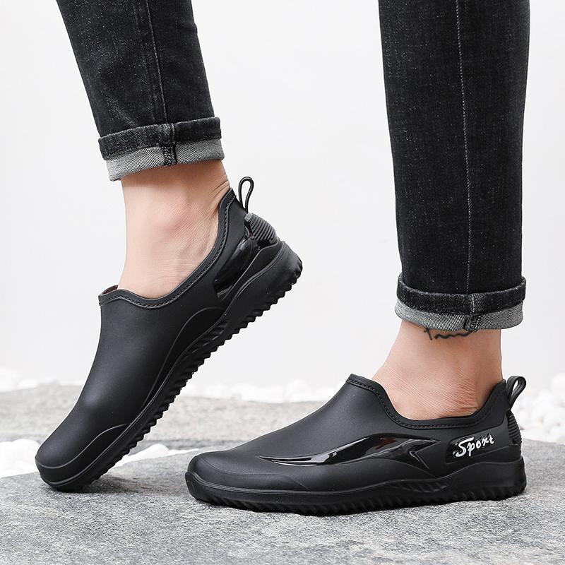 Menanti Slip And Waterproof Shoeskitchen Work Shoes,men's Labor Protection Shoes,rain Shoes,versatile For Wearing On The Outside
