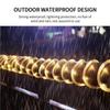 39.36ft Waterproof String Lights Solar Powered Lamp PVC Light Decoration Bulbs Lighting Decor with 8 Lighting Modes