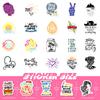 50 Small Size 4cm English Letters Inspirational Text Stickers Cup Helmet Suitcase Notebook Graffiti Stickers