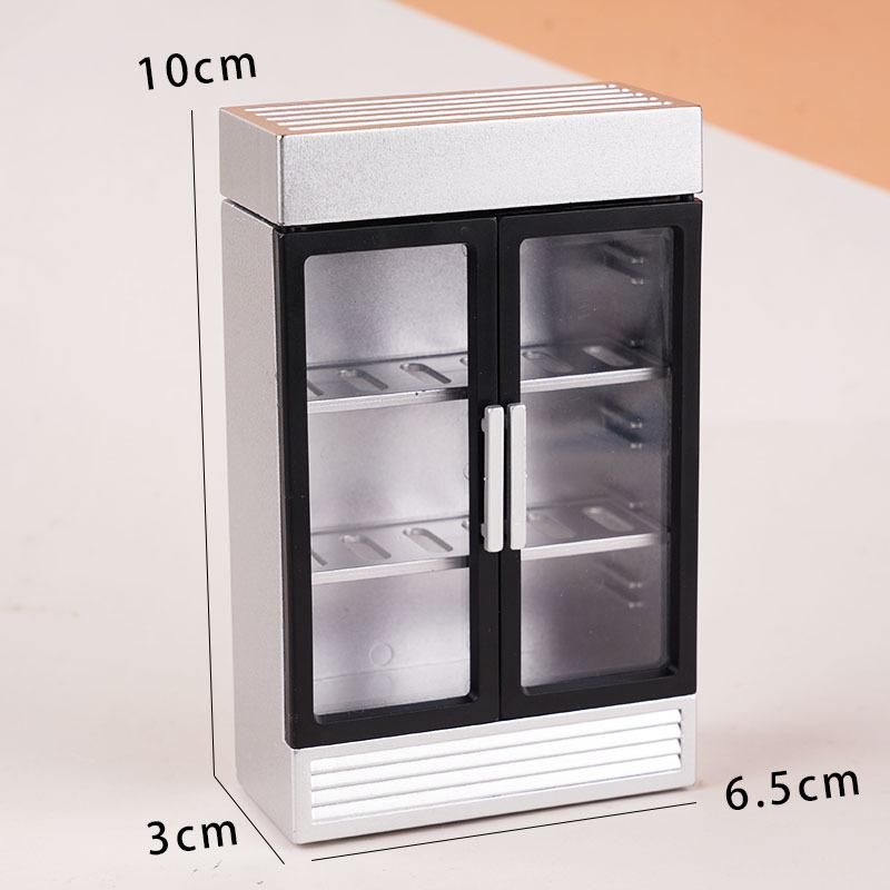

1 Set Children S Play House Role-Playing Toys Dollhouse Accessories Simulated Beverage Refigerator Kit Toy Scene Ornament A1