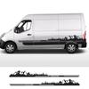 2PCS Автомобільні наклейки для Renault Master 2 3 4 NIssan NV400 Interstar Opel Vauxhall Movano Tuning Accessories Camper Van Mountain