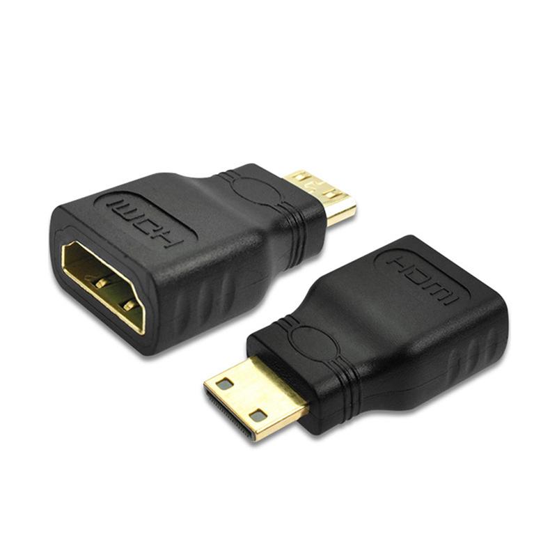 Mini Hdmi To Hdmi Adapter Gold Plated Male To Female Converter For Hdtv Flat