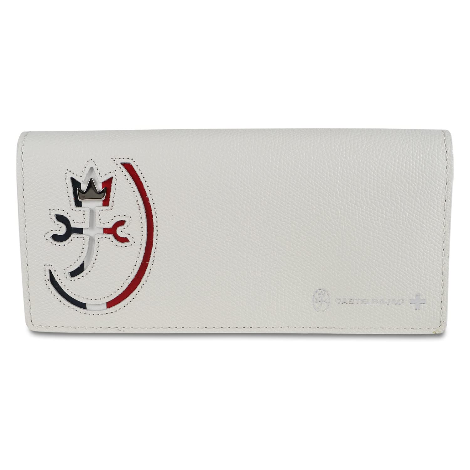 

Long Wallet Cover Genuine Leather Carnet 032614 Cowhide Leather White [Castelbajac] Men s [31]