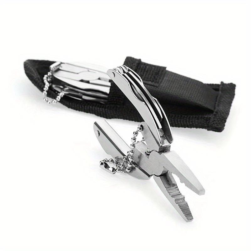 Stainless Steel Mini Multifunctional Turtle Back Pliers Outdoor Combination Multi-purpose Tool Folding Pliers Camping Survival