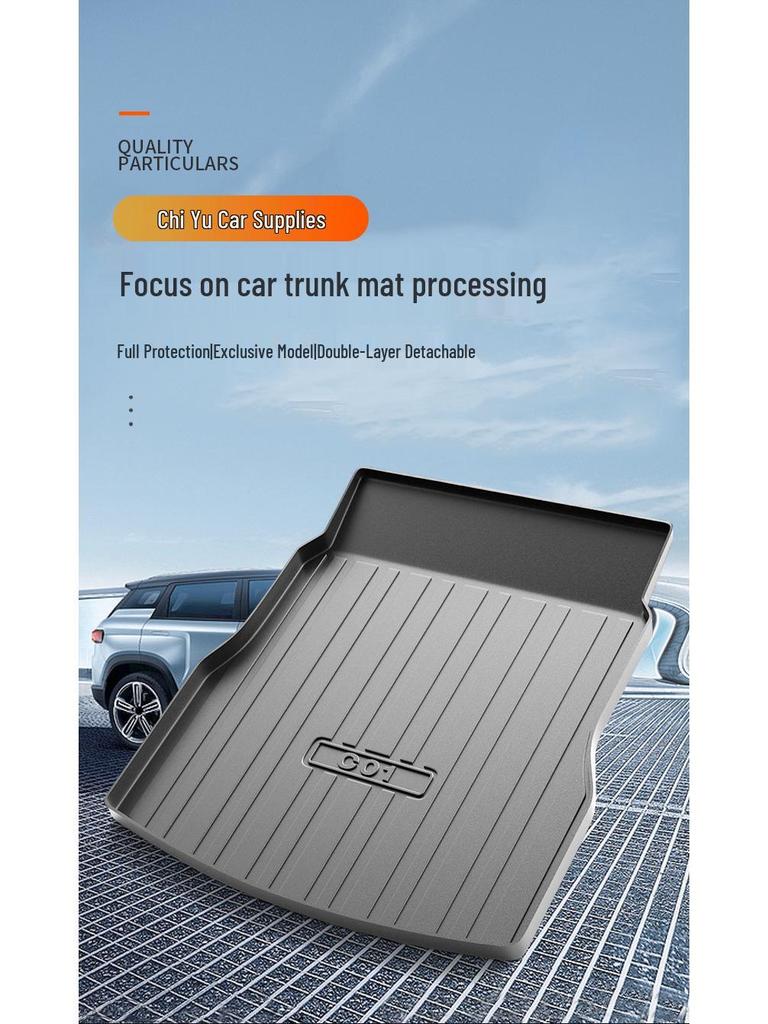 Leapmotor C11/C01 TPE Trunk Mat - Car Interior Modification Supplies