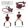 Children's Prancing Horse and Jockey Toy Set