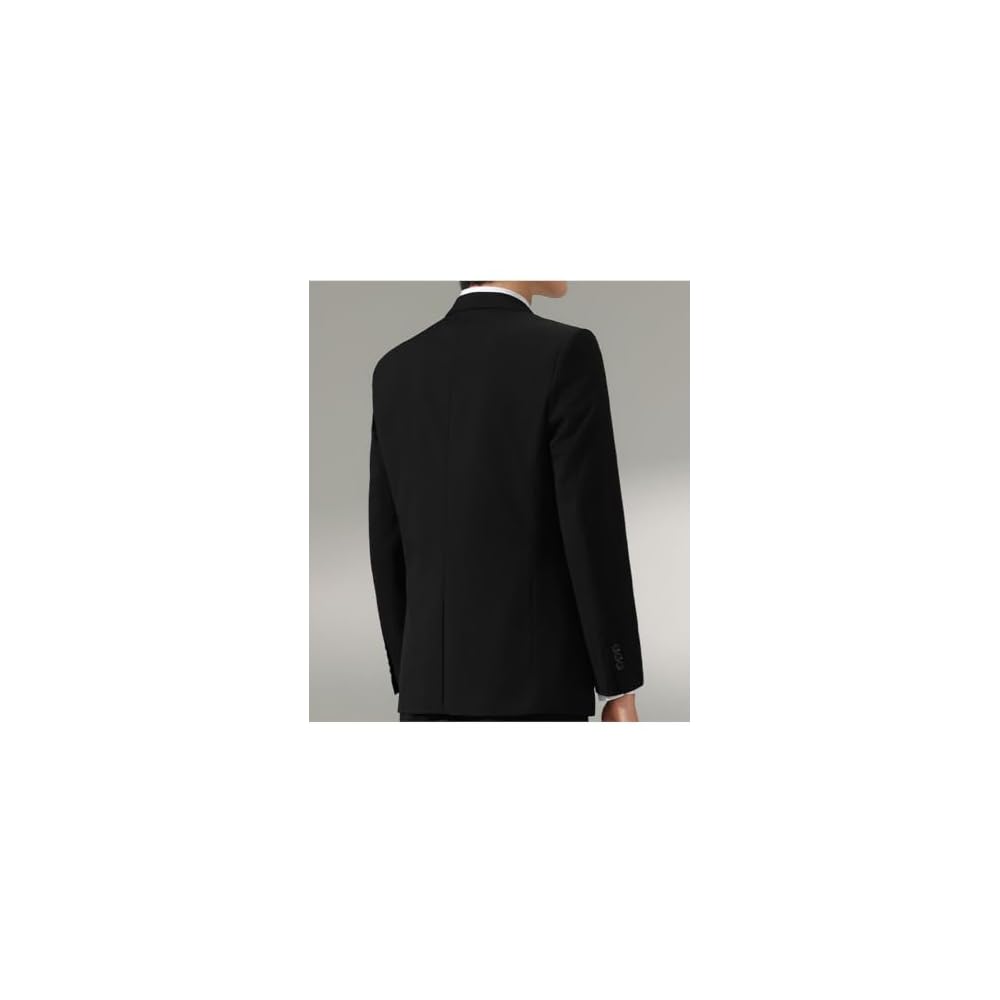Kira Suit Men's 2-Piece Suit Set: Jacket and Trousers, Plain, 2-Button, Formal Wear, Wedding, Job