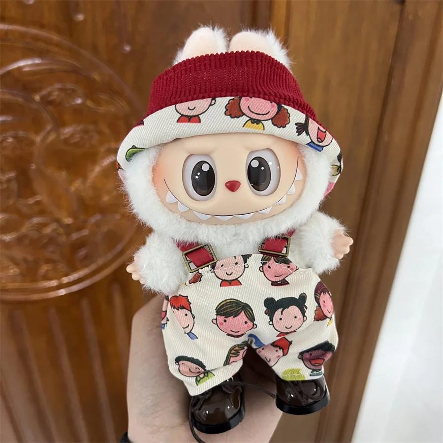 Mini Doll'S Clothes Outfit Accessories For Ropa Labubu and 10cm Cotton Doll Baby Replacement Clothes Clothing Gift