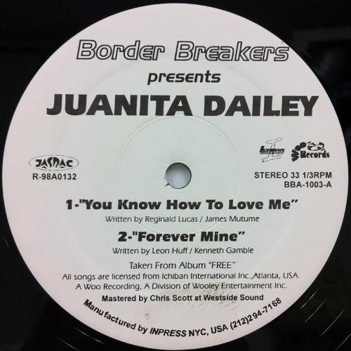 

12inch Record JUANITA DAILEY You Know How To Love Me BBA1003 Border Breakers Japan Rap HipHopRB Used