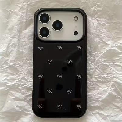 Süße Schleife Glänzend Weiche Handyhülle Für iPhone 17 Air 16 15 14 13 12 11 Pro Max 16 7 8 Plus SE 2022 X XS Stoßfeste Rückseite