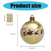 10 Box Christmas Tree Hanging Decoration Colorful Decorative Baubles Stylish Window and Door Ornament Party Supplies