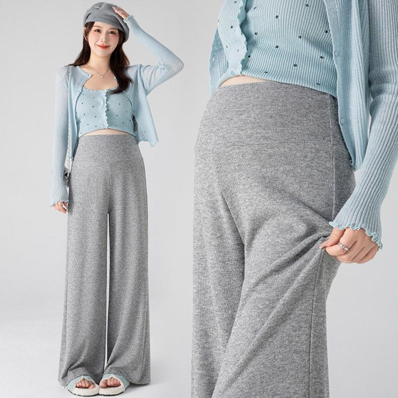 Maternity Wide Leg Pants Pregnancy Early Mid Late Term Comfortable Loose Fit Wear