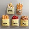 3D Simulated Food Refrigerator Magnet Resin Fruit Bread Fridge Magnet Home Kitchen Office Whiteboard Locker Magnetic Decoration