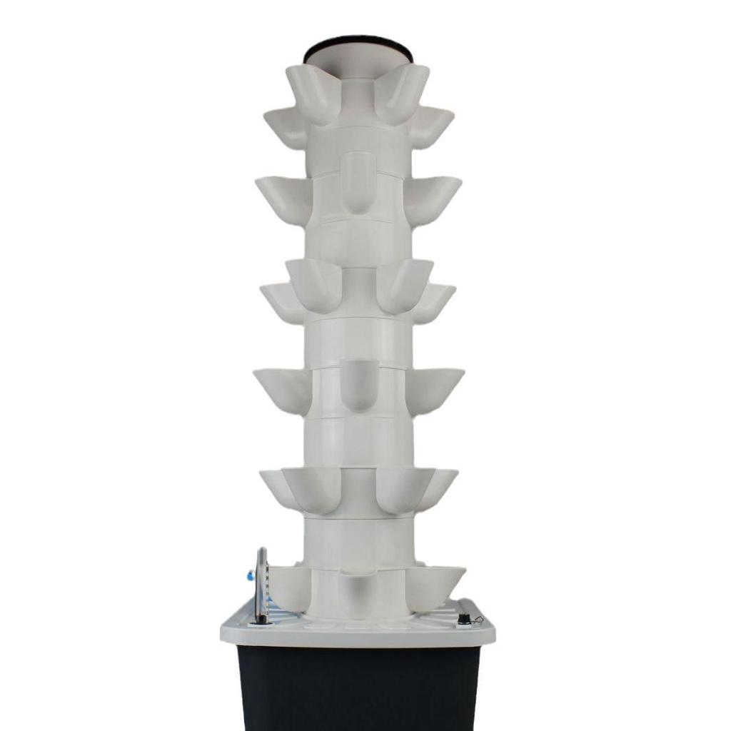 Mini Hydroponic Tower: Soilless Vegetable Growing Machine for Home or School Projects