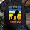 Womens Funny Best Fur Mama Ever Vintage Retro Dog Cat Mom Owner - Dog Lover Gift- Funny Dog - Mom Lovers - Mother's Day