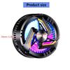 2 Gear Adjustable Cooling System Low Noise Heatsink for Mobile Phone Portable Magnetic Cooling Fan for Phone 16 15 14