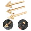 3pc Soldering Iron Tips Set Copper Triangular Smoothing Head Replacement Tips for 80Watt Plastic Welder Repair Tool