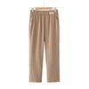 Hodo Women's Mid-Aged Straight Leg Elastic Waist Summer Pants