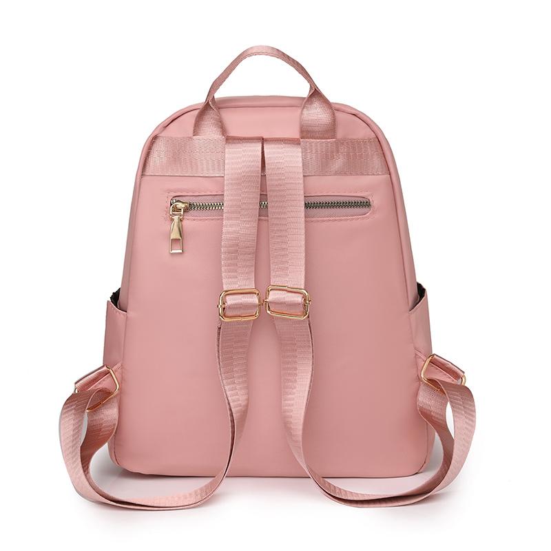 Ромбовидный рюкзак Женская сумка через плечо с буквенным принтом Дорожный рюкзак синий — фото 12