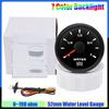Pointer Auto Car Boat 52mm Water Level Gauge 7 Color LED 100~600mm 0-190Ohm Water Level Sensor Water Tank Meter Indicator 12V24V