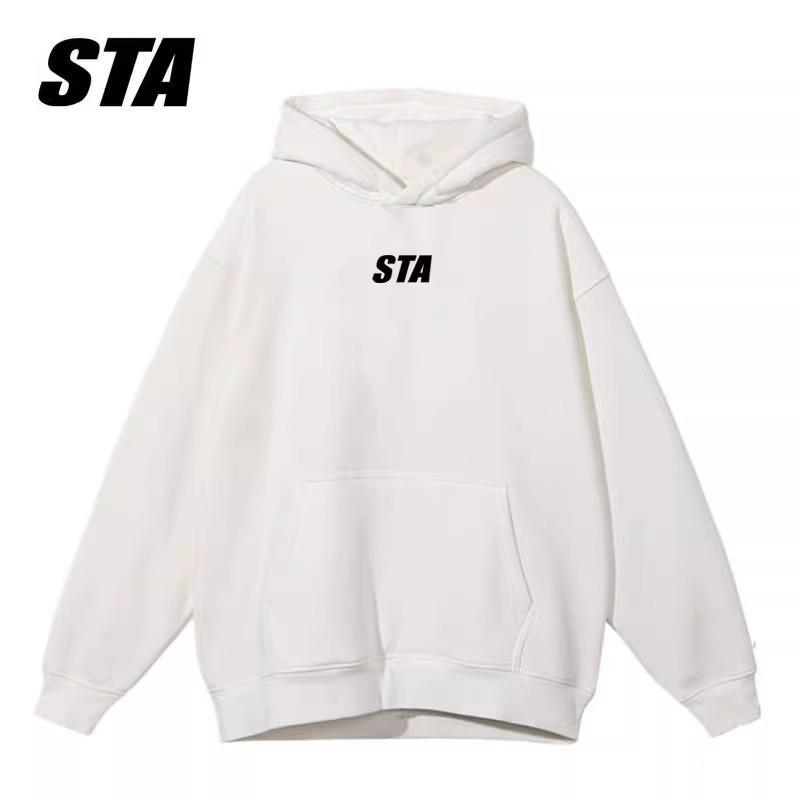 Unisex Hooded Sweatshirt by STA, Trendy American Brand, Loose Fit, Available for Spring and Autumn.