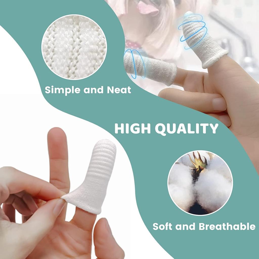 Szczoteczka do zębów dla psów Łatwe czyszczenie zębów dla pielęgnacji jamy ustnej, idealna dla psów i kotów, dbaj o zdrowie zwierząt, miękki zestaw do szczotkowania zębów dla psów, zestaw 10 sztuk