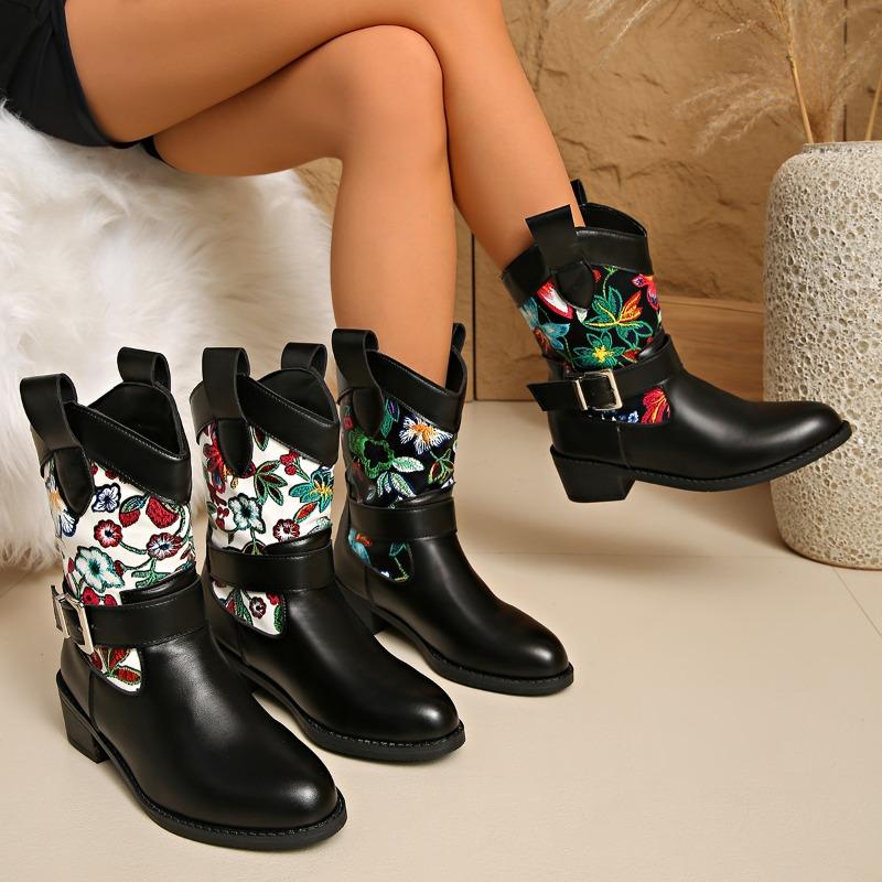 Neue Retro- und modische Überknöchelstiefel in Übergröße für Damen, Einzelschuhe